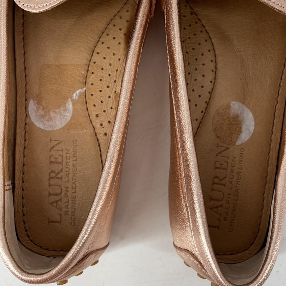 Lauren Ralph Lauren
Briley Leather Loafer driving shoe stirrup shaped hardware 7 - Picture 9 of 13